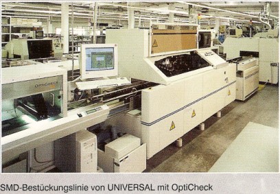 Leiterplatten - Grossserien Bestueckung - Universal mit OptiCheck